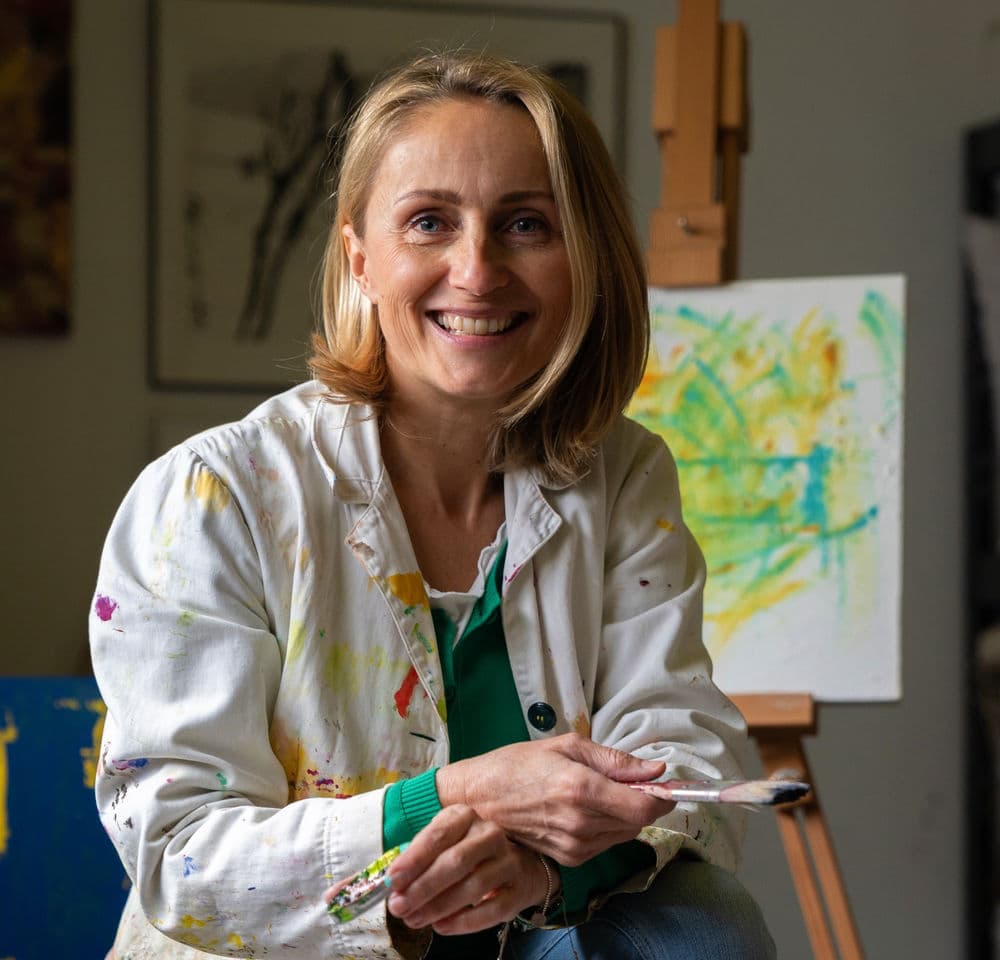 Regina Ahlgrimm-Siess im Atelier